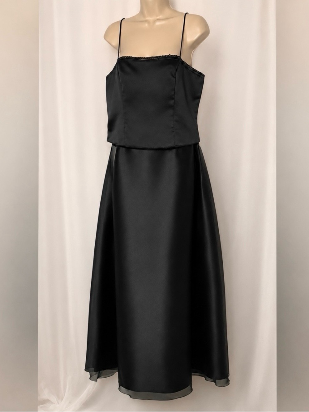 JS collections Black formal prom ball gown